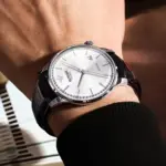 reloj con correa de cuero genuino para hombre, reloj de pulsera mecánico automático con movimiento suizo importado Original, ultrafino y luminoso 5 reloj con correa de cuero genuino para hombre, reloj de pulsera mecánico automático con movimiento suizo importado Original, ultrafino y luminoso 5