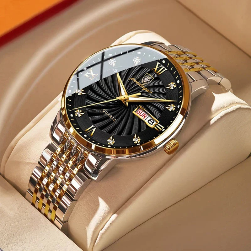 Reloj de Pulsera para Hombre, Accesorio de Acero Inoxidable, Incluye Fecha, Resistente al Agua, Deportivo, Brillante, Artículo de Lujo, Marca Líder, a la Moda, 2022 1 Reloj de Pulsera para Hombre, Accesorio de Acero Inoxidable, Incluye Fecha, Resistente al Agua, Deportivo, Brillante, Artículo de Lujo, Marca Líder, a la Moda, 2022 1