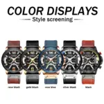 Reloj CURREN de cuarzo con fecha a la moda para hombre, reloj de lujo de marca superior para hombre, cronógrafo, reloj deportivo para hombre, reloj Masculino 6