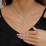 Collar para vacaciones en la playa, pendientes, joyería, citas, reuniones, exploración de tiendas, toma de fotografías, accesorios versátiles 4
