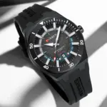 Reloj Deportivo de Cuarzo CURREN 2026 para Hombre, Resistente al Agua 3ATM, con Indicador de Fecha, Manecillas Luminosas y Correa de Silicona, Reloj de Pulsera para Hombre de Negocios 4