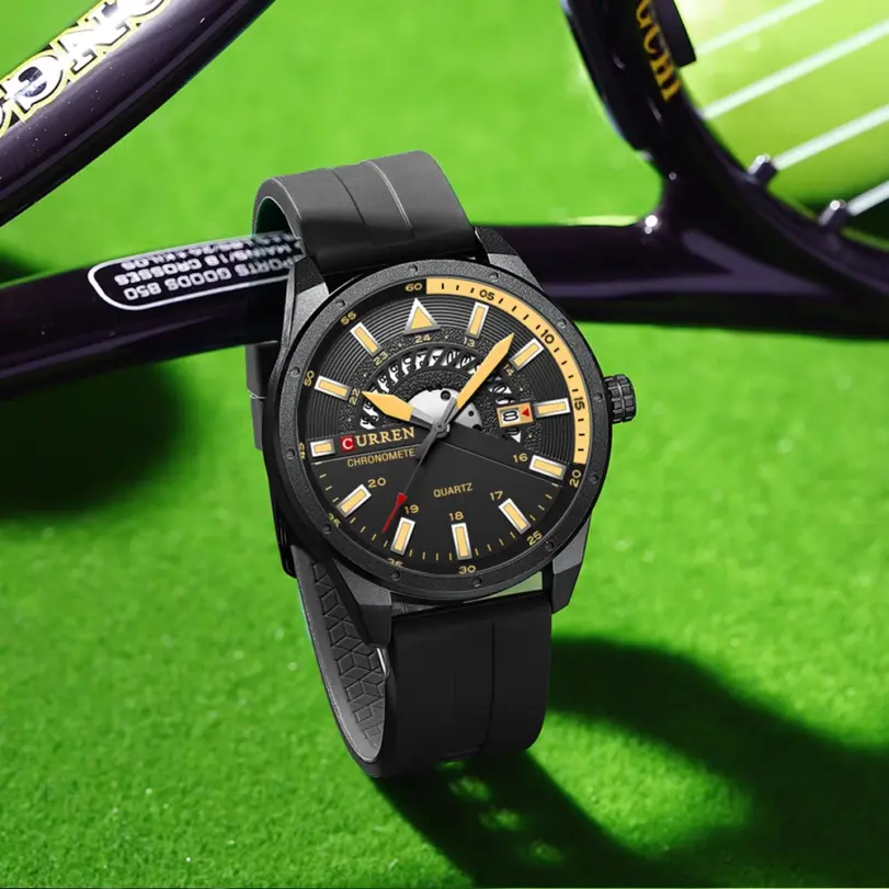 Reloj CURREN de cuarzo con fecha a la moda para hombre, reloj informal de lujo para hombre, cronógrafo, reloj deportivo para hombre, reloj Hodinky Masculino 4