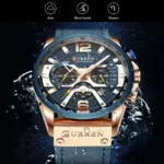 Reloj CURREN de cuarzo con fecha a la moda para hombre, reloj de lujo de marca superior para hombre, cronógrafo, reloj deportivo para hombre, reloj Masculino 4
