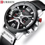 Reloj CURREN de cuarzo con fecha a la moda para hombre, reloj de lujo de marca superior para hombre, cronógrafo, reloj deportivo para hombre, reloj Masculino 1