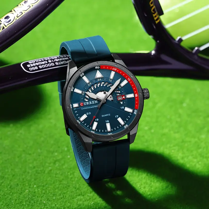 Reloj CURREN de cuarzo con fecha a la moda para hombre, reloj informal de lujo para hombre, cronógrafo, reloj deportivo para hombre, reloj Hodinky Masculino 3