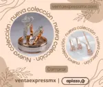 Set Nupcial Nueva Colección: Anillo de Compromiso Moissanita Corte Princesa y Juego de Joyería en Oro Rosa (S925)