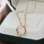 KineL-collar con colgante de circón Natural para mujer, joyería fina diaria de alta calidad, Simple, a la moda, 585 3
