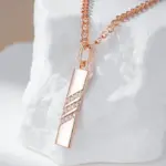 Kinel-collar con colgante de circón Natural marrón ovalado para mujer, moda 585, Color oro rosa, joyería de boda para novia de alta calidad 3