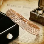Pulsera de Eslabones Únicos Kinel, Tendencia Actual, Color Oro Rosa 585, para Mujer, Joyería Fina de Lujo, Estilo Étnico, para Novia, Boda, Uso Diario, Novedad 2026 3