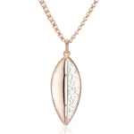 Kinel-collar con colgante grande de flor de Metal brillante para mujer, mezcla de colores de oro rosa y plata 585, joyería Vintage fina para uso diario 6