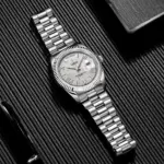 Nuevos relojes mecánicos CADISEN 2025 para hombre, reloj automático con esfera de meteorito de lujo para hombre, semana 100M, reloj japonés MIYOTA 8285 para hombre 5
