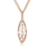 Kinel-collar con colgante brillante Simple para mujer, accesorios de Color oro rosa 585, joyería fina diaria de alta calidad 6