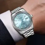 CADISEN nuevo reloj mecánico automático para hombre de marca superior de lujo C3 luminoso AR zafiro MIYOTA 8215 100M reloj de regalo resistente al agua para hombres 6