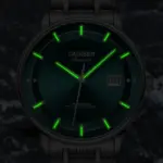 Relojes de Pulsera Mecánicos CADISEN con Movimiento MIYOTA 9015, Reloj Automático Ultrafino, Zafiro, Resistente al Agua, Oro Rosa, Relojes de Negocios 5