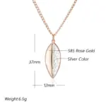 Kinel-collar con colgante grande de flor de Metal brillante para mujer, mezcla de colores de oro rosa y plata 585, joyería Vintage fina para uso diario 2