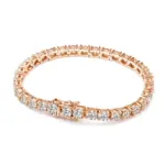 KNOBSPIN-collar de pulsera de tenis de moissanita de 5mm para mujer, de Plata de Ley 925, Diamante de laboratorio D VVS1 con joyería con certificado GRA 9 KNOBSPIN-collar de pulsera de tenis de moissanita de 5mm para mujer, de Plata de Ley 925, Diamante de laboratorio D VVS1 con joyería con certificado GRA 9