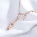 Kinel-collar con colgante en forma de flor única para mujer, moda 585, oro rosa, plata, mezcla de colores, colgante bohemio, joyería étnica diaria 3
