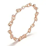 Kinel, pulsera colgante brillante a la moda para mujer, oro rosa 585, accesorios diarios simples, joyería fina diaria de alta calidad para novias 1