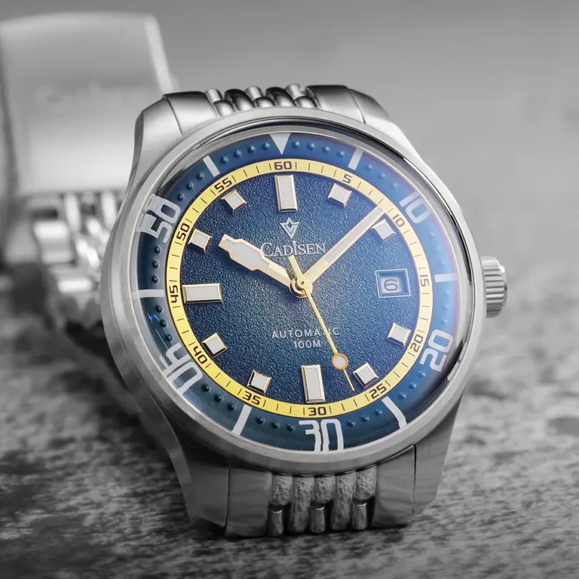 Reloj mecánico automático CADISEN para hombre, reloj informal de negocios plateado resistente al agua, reloj japonés MIYOTA 8215 con movimiento de cristal abovedado para hombre 1 Reloj mecánico automático CADISEN para hombre, reloj informal de negocios plateado resistente al agua, reloj japonés MIYOTA 8215 con movimiento de cristal abovedado para hombre 1