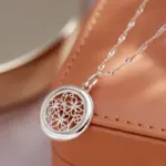 Kinel-collar bohemio de lujo para mujer, Color oro rosa 585, colgante de flor de Metal brillante, joyería fina diaria de alta calidad, novedad de 2022 3