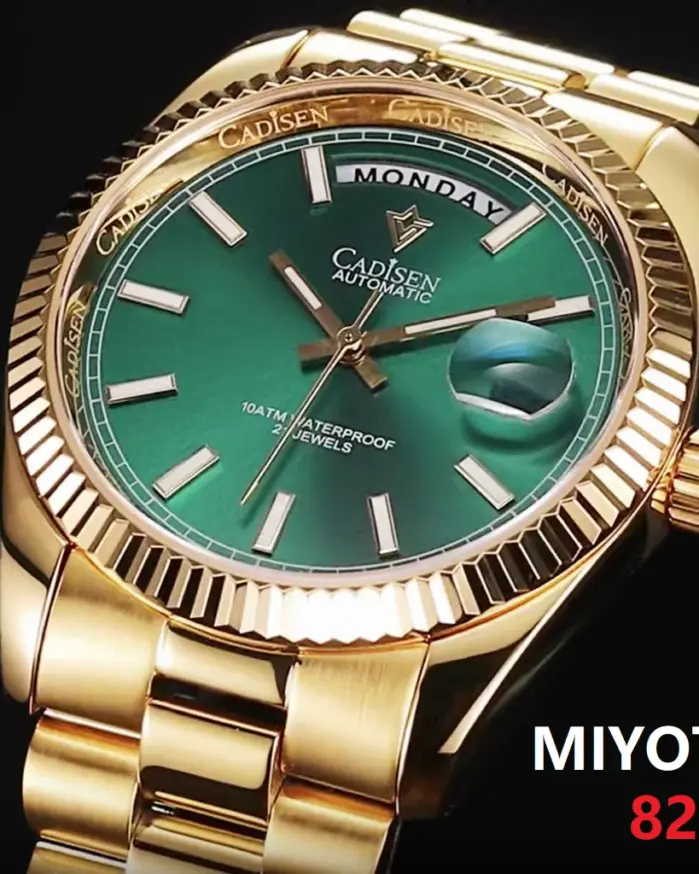CADISEN DD40 relojes para hombre, reloj automático de lujo para hombre, reloj de pulsera mecánico con cristal de zafiro AR para hombre, 10Bar MIYOTA 8285 Movt 2023 nuevo 1