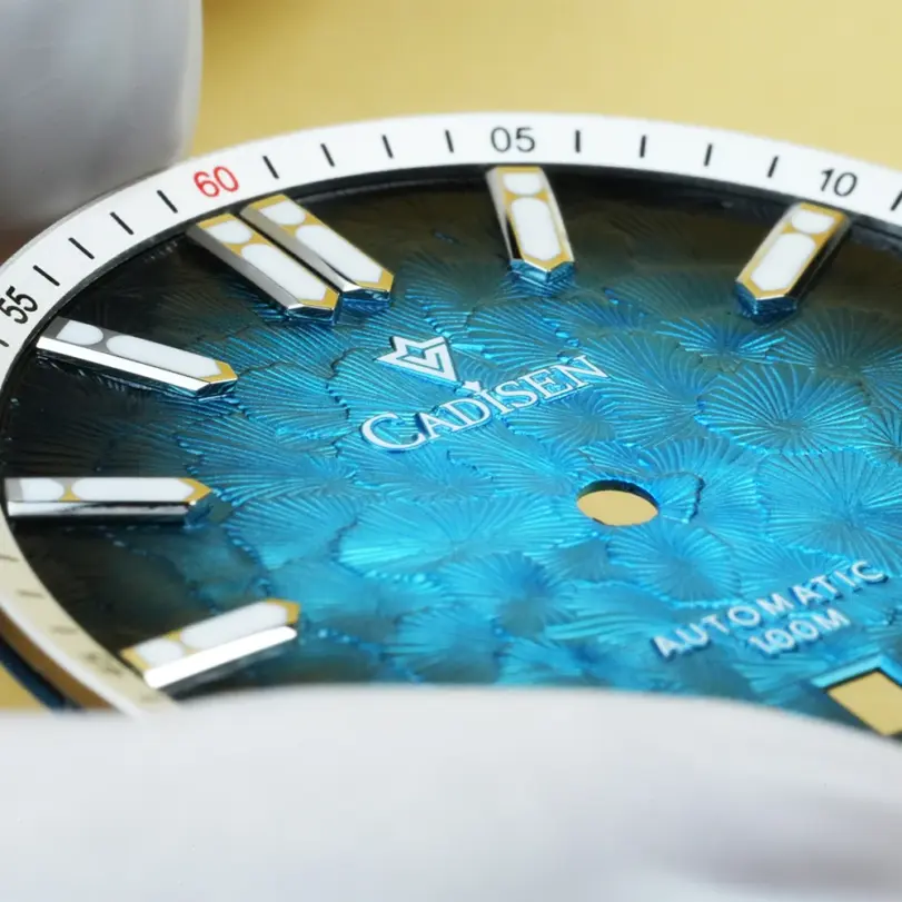 Reloj de Pulsera CADISEN 2026 Automático Mecánico para Hombre, Esfera Azul, Estilo Casual de Negocios, Resistente al Agua 10 ATM, Movimiento Japonés MIYOTA 8215 5