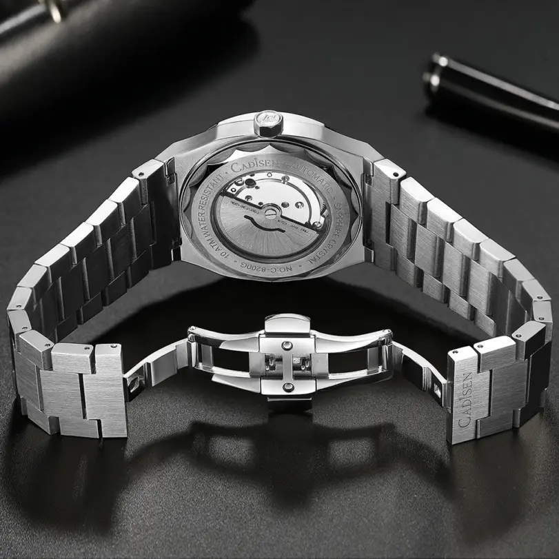 CADISEN 2026 reloj de buceo zafiro MIYOTA 8215 diseñador alemán hombres relojes mecánicos automáticos 10Bar regalo impermeable con caja 2