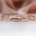 Kinel-pulsera de oro rosa 585 para mujer, brazalete de lujo con circonita Natural, joyería fina Vintage para boda, novedad de 2022 4