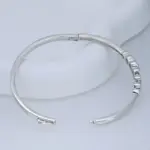 KNOBSPIN-brazaletes de moissanita de 2,5 quilates para mujer, pulsera de boda de plata sólida 925 con certificado GRA y diamantes de imitación para muñeca de 16-17cm 4