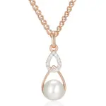 Kinel-collar con colgante de mezcla de colores para mujer, oro rosa 585, plata, colgante de perla geométrica única, joyería de boda 2024 6