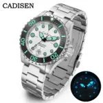 NUEVO Reloj CADISEN AQUA DIVER 2026, Reloj de Lujo para Hombre, Automático, Japonés 8215, 100M Resistente al Agua, Luminoso, Mecánico 1