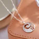 Kinel-collar con colgante de oro rosa 585 de lujo para mujer, flor de cristal, circón Natural, boda nupcial, joyería fina diaria de alta calidad 5