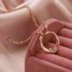 KineL-collar con colgante de circón Natural para mujer, joyería fina diaria de alta calidad, Simple, a la moda, 585 6