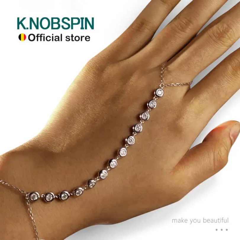 KNOBSPIN Pulseras de moissanita de 3 mm para mujeres y niñas, cadena ajustable de 15-20 cm, pulsera de burbujas delicada chapada en plata esterlina 925 de 18 quilates 1 KNOBSPIN Pulseras de moissanita de 3 mm para mujeres y niñas, cadena ajustable de 15-20 cm, pulsera de burbujas delicada chapada en plata esterlina 925 de 18 quilates 1