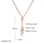Kinel-collar con colgante en forma de flor única para mujer, moda 585, oro rosa, plata, mezcla de colores, colgante bohemio, joyería étnica diaria 2