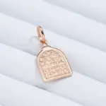 Kinel-collar con colgante de la Virgen María de lujo para hombre y mujer, Color oro rosa 585, circonita Natural, abalorio de Jesús, joyería fina diaria, regalos 4