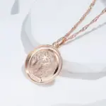 Kinel-collar bohemio de lujo para mujer, Color oro rosa 585, colgante de flor de Metal brillante, joyería fina diaria de alta calidad, novedad de 2022 4