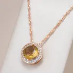 Kinel-pendientes redondos de circonita Natural marrón claro para mujer, aretes sencillos en inglés, Color oro rosa 585, joyería diaria de alta calidad 1