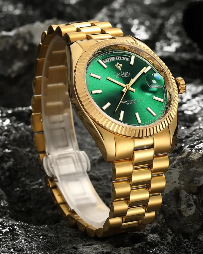 CADISEN DD40 relojes para hombre, reloj automático de lujo para hombre, reloj de pulsera mecánico con cristal de zafiro AR para hombre, 10Bar MIYOTA 8285 Movt 2023 nuevo 2