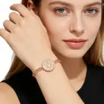 Pulsera Kinel de Lujo en Oro Rosa 585 con Tótem Étnico para Mujer, Joyería Fina Brillante de Metal para Novia, Boda y Uso Diario, Novedad 2026 4