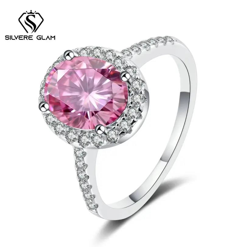 Anillo de hadas de moissanita de Color 1 CT D para mujer, anillos de piedras preciosas de moissanita, alianzas de compromiso de plata S925, joyería fina 1 Anillo de hadas de moissanita de Color 1 CT D para mujer, anillos de piedras preciosas de moissanita, alianzas de compromiso de plata S925, joyería fina 1