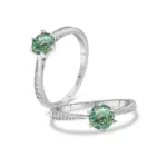 Anillo clásico de Plata de Ley 925 brillante, anillo de moissanita de Color 1CT D para mujer, joyería fina para fiesta de boda para el Día de San Valentín 10 Anillo clásico de Plata de Ley 925 brillante, anillo de moissanita de Color 1CT D para mujer, joyería fina para fiesta de boda para el Día de San Valentín 10