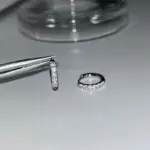 Pendientes TY para mujer, joyería de moissanita de Plata de Ley 925, pendientes de fiesta, aro de oro blanco chapado en plata 6