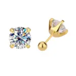 Pendientes de tuerca de moissanita con certificado GRA TY 0,5 CT 1CT 2CT para mujer, joyería de plata de ley 925 con diamantes de laboratorio de Color D brillante 8 Pendientes de tuerca de moissanita con certificado GRA TY 0,5 CT 1CT 2CT para mujer, joyería de plata de ley 925 con diamantes de laboratorio de Color D brillante 8