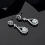 Pendientes TY de Plata de Ley 925 con moissanita para mujer, 1 CT D VVS1, circonita moissanita, pendientes colgantes multicolores, joyería de lujo 3