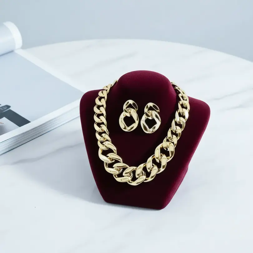 Juego de Joyería Elegante y Moderno de 3 Piezas para Mujer, Collar de Círculo con Cordón, Gargantilla Acrílica Clásica, Aretes para Uso Diario Informal, Regalo 1 Juego de Joyería Elegante y Moderno de 3 Piezas para Mujer, Collar de Círculo con Cordón, Gargantilla Acrílica Clásica, Aretes para Uso Diario Informal, Regalo 1
