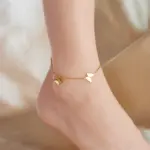 DIEYURO-tobilleras de acero inoxidable 316L para mujer y niña, cadena de pierna, joyería impermeable, regalo de fiesta 3
