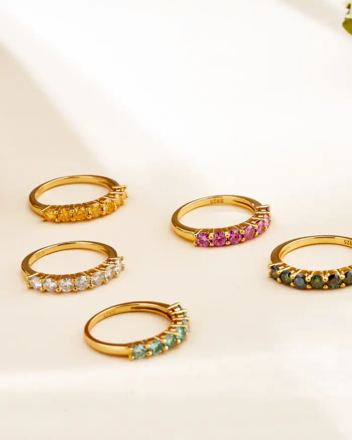 Anillo de moissanita TY de Plata de Ley 925, anillo de compromiso de 0,7 quilates con certificado GRA, joyería de lujo, regalo, anillo para hombres y mujeres 2