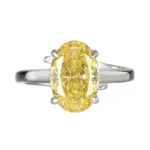 Juego de Joyería Vintage Elegante de 3 Piezas para Mujer, Collar con Forma de Huevo Amarillo, Gargantilla de Cristal Brillante, Aretes de Novia para Boda, Fiesta 5