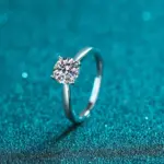 Anillo de moissanita TY de 2 quilates para mujer, anillo de boda de diamante de laboratorio, 100% Plata 925, joyería para dedo femenino 4